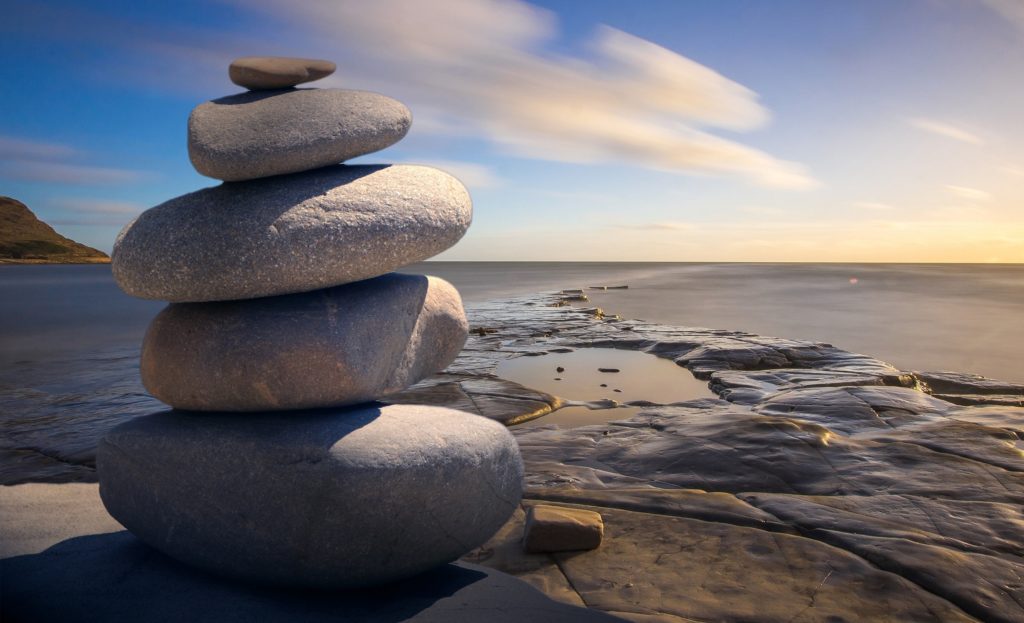 background balance beach boulder 289586