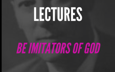 Be Imitators of God