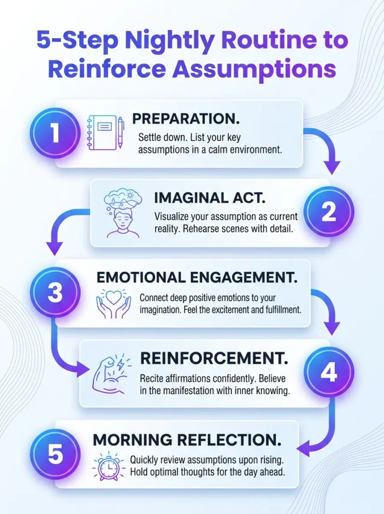 5 steps Nightly Routines to Reinforce Assumptions 5 steps Nightly Routines to Reinforce Assumptions