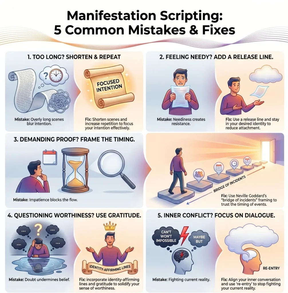 Manifestation Scripting Mistakes and Fixes