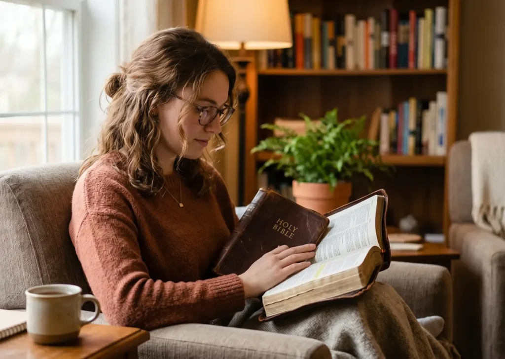 reading holy bible