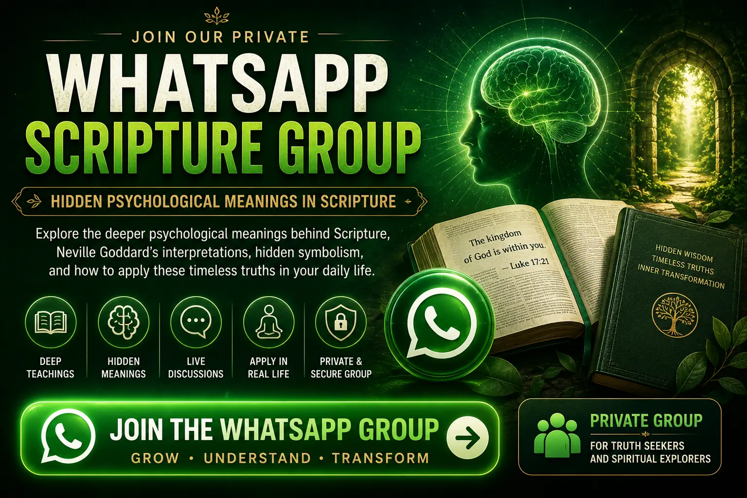 Hidden Scripture Secrets WhatsApp Group