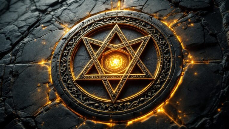 The Seal of Solomon ancient mystical symbol