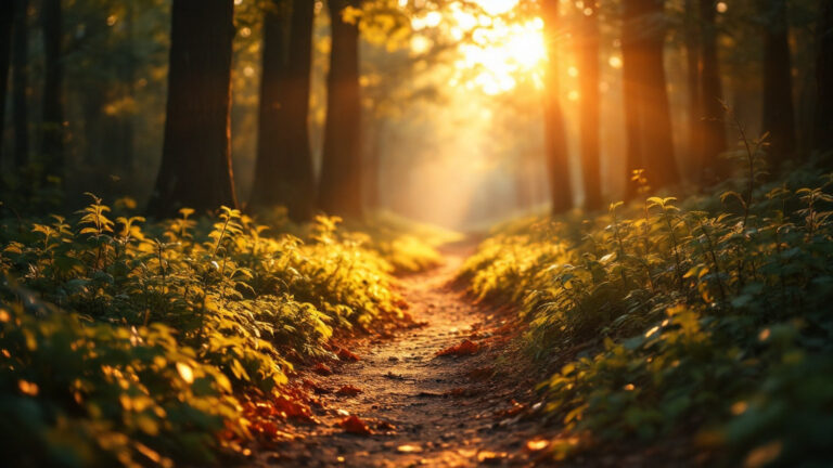 A fork in a forest path, symbolizing the choice between academy and traditional coaching