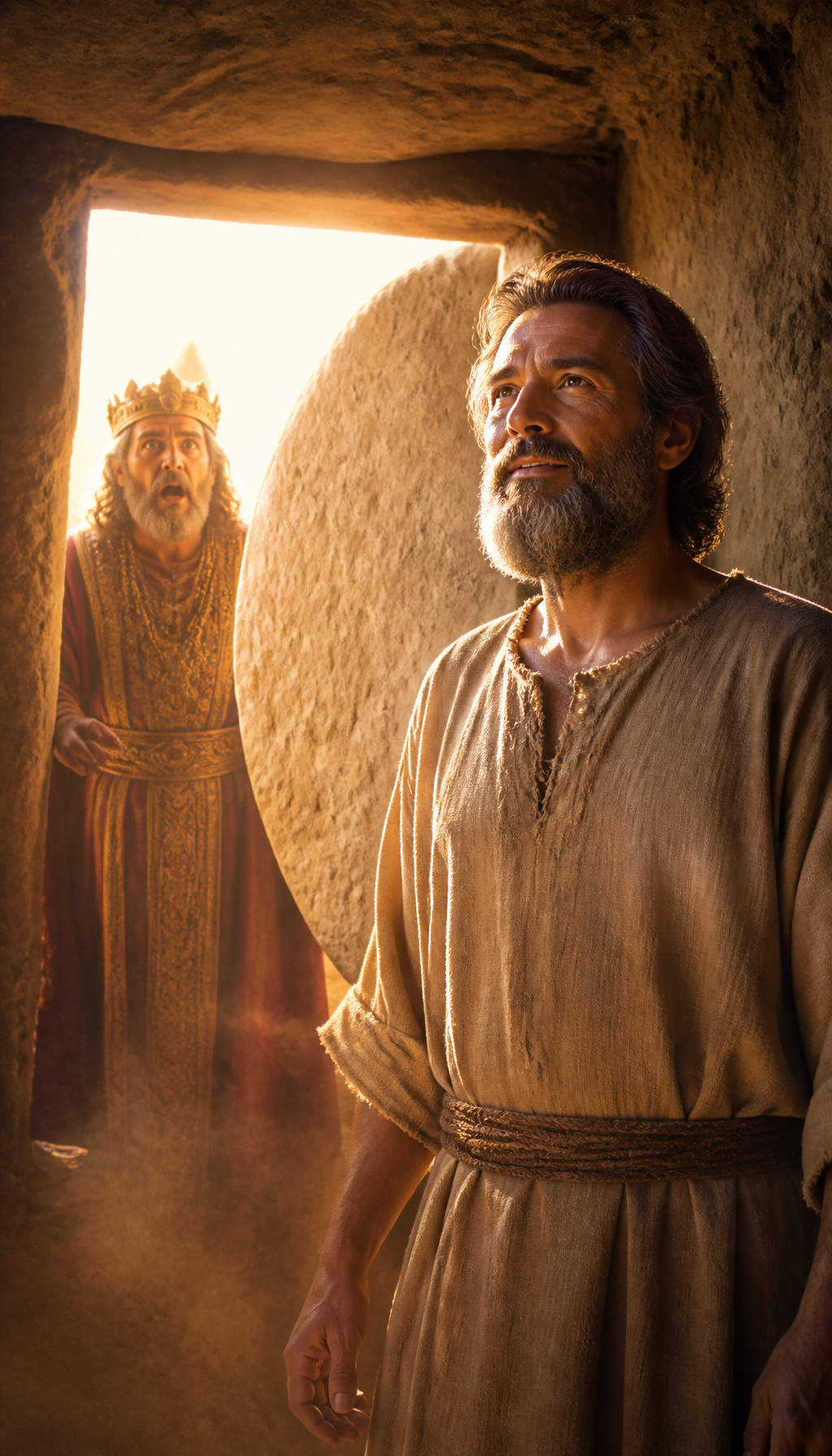 Daniel and King Darius in Daniel 6