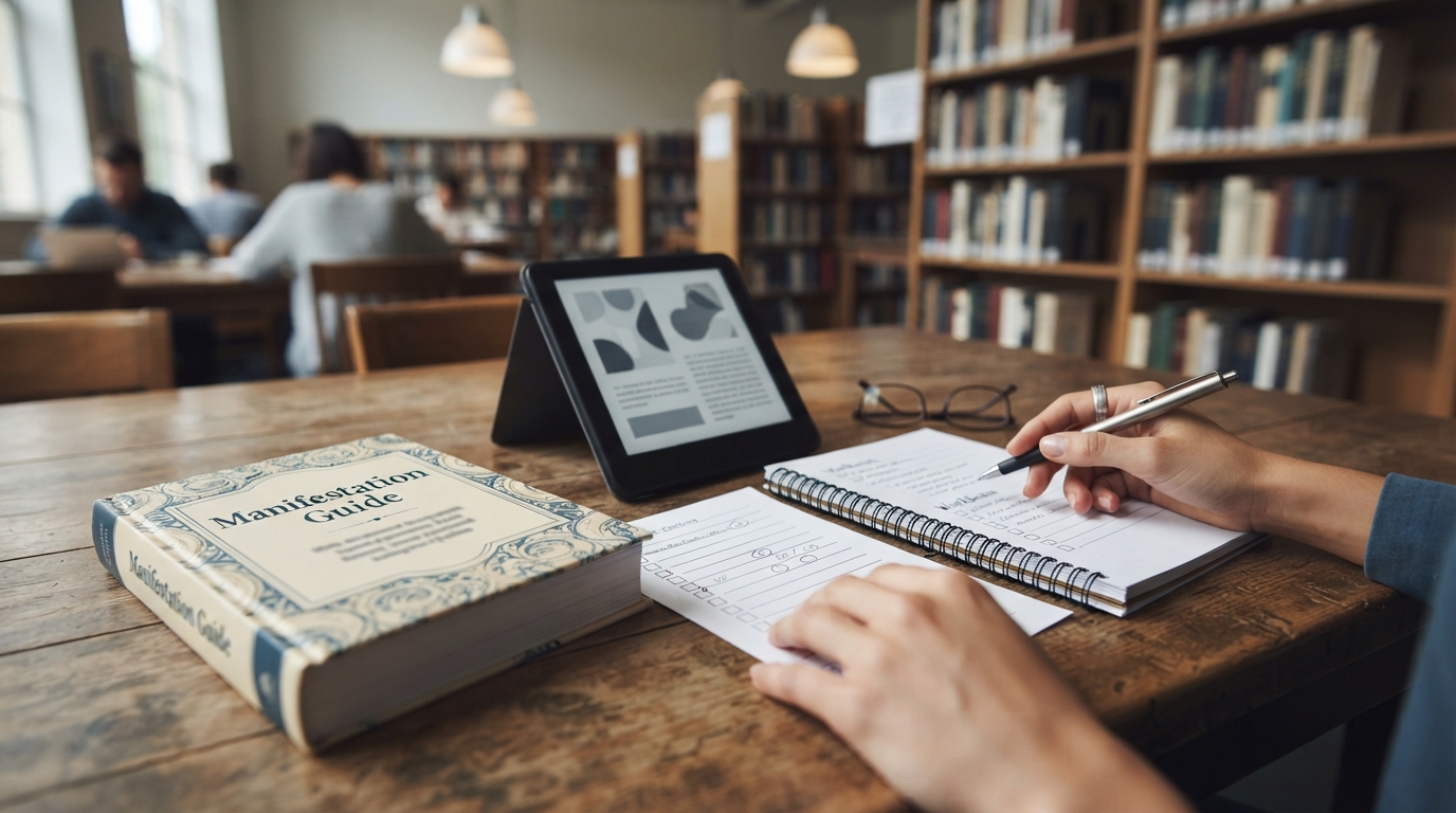 Choosing a manifestation resource that offers real practice for financial goals