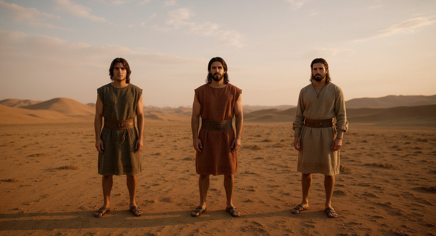 The three brothers Shem, Ham and Japheth